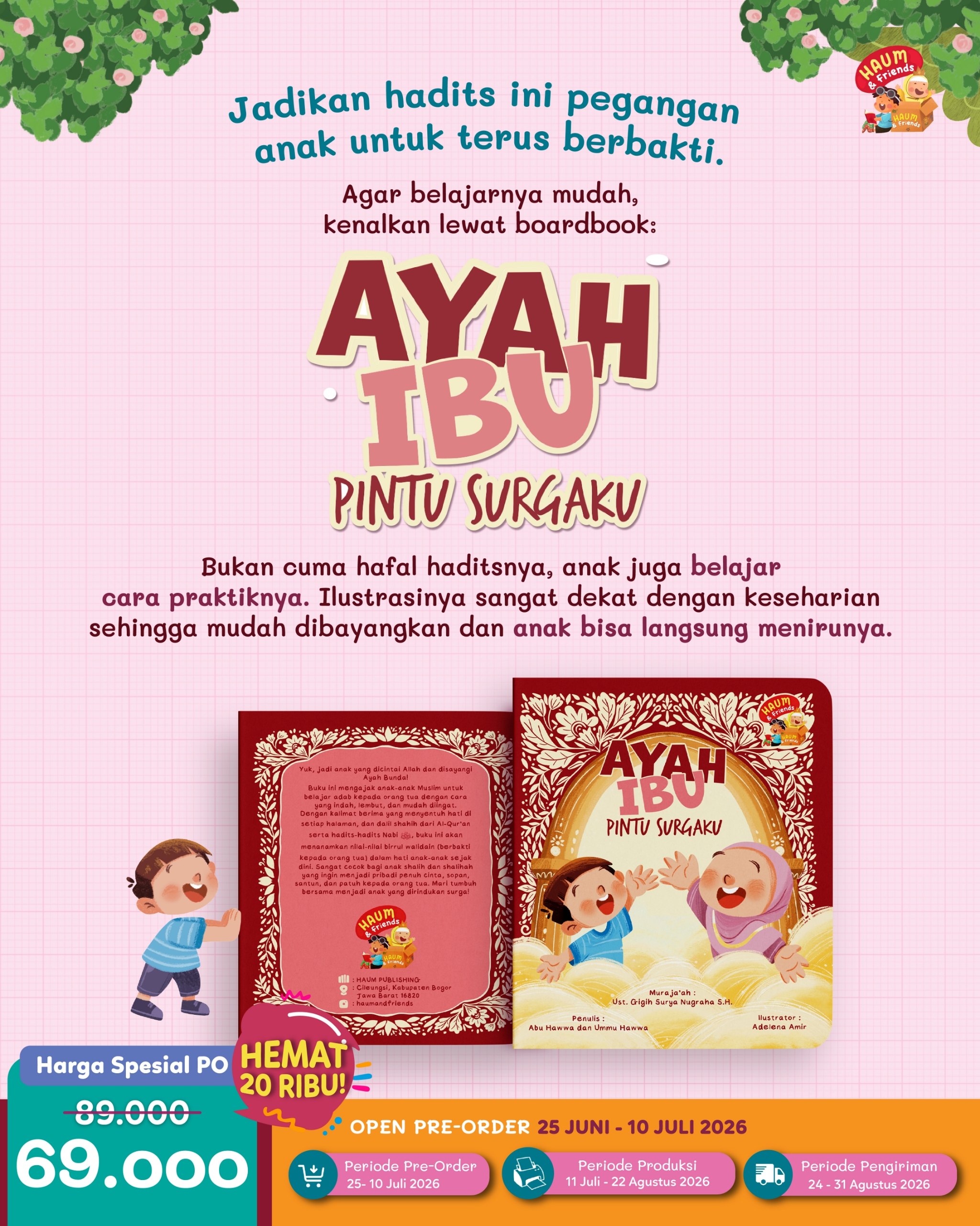 Sampul Ayah Ibu Pintu Surgaku